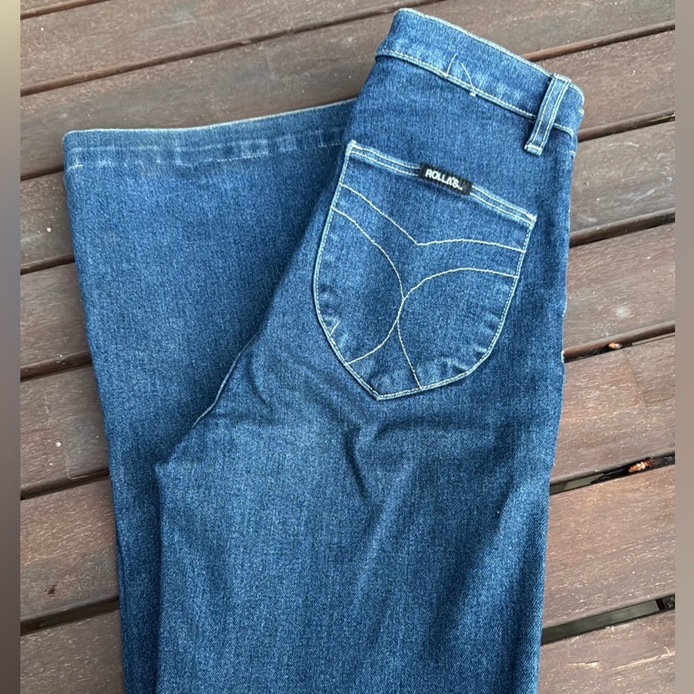 ROLLA'S High Rise Blue Jeans Timeless Design